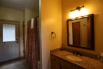 Main Floor Full Bathroom in Luxury White Mountain Vacation Home